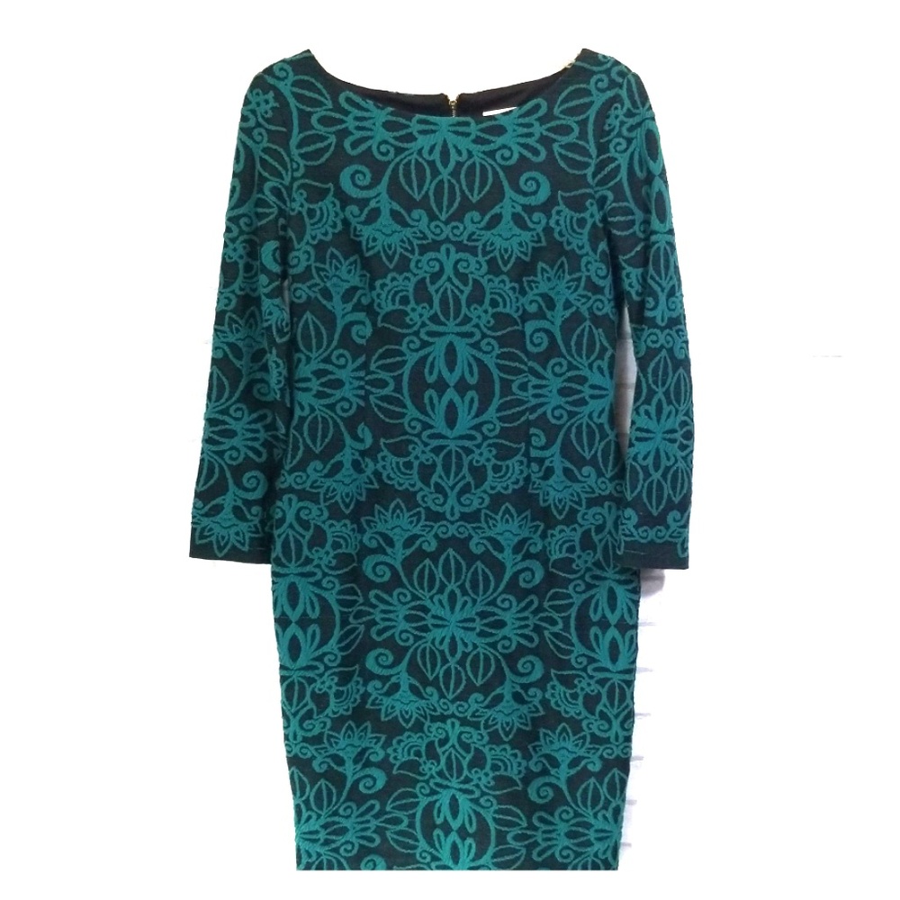 Eliza j black/teal dress size 8